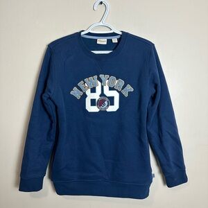 Scotch & Soda Size XL Kids Dark Blue Crewneck Sweater